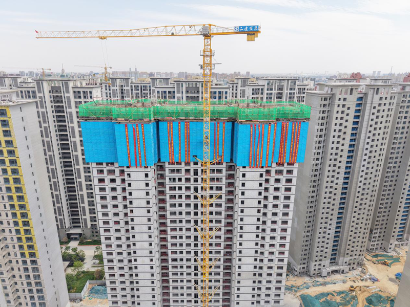 国悦城誉府二期三标段20号楼顺利封顶